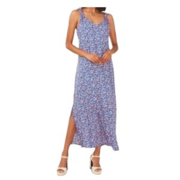 Vince Camuto Summer Heat Printed Sleeveless Dress Multicolor Large NWT - Picture 1 of 1